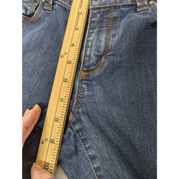 Women's Ann Taylor Curvy Fit Dark Washed Jeans Size 4 - Picture 5 of 8